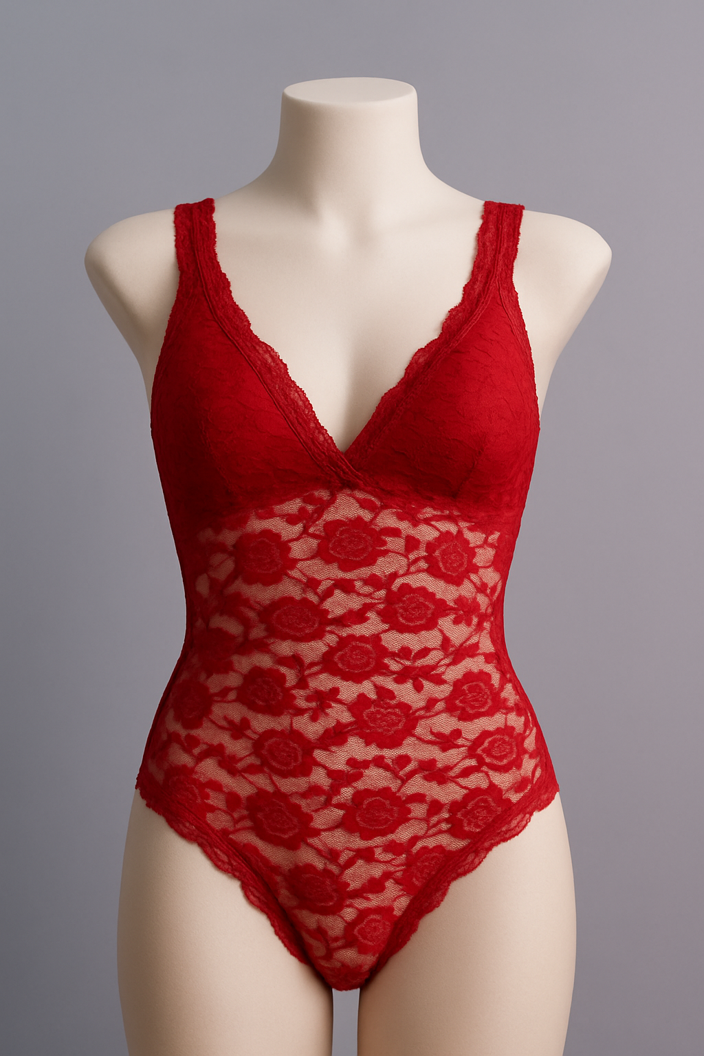 DUMMY - Body de  encaje colores rojo, negro, blanco
